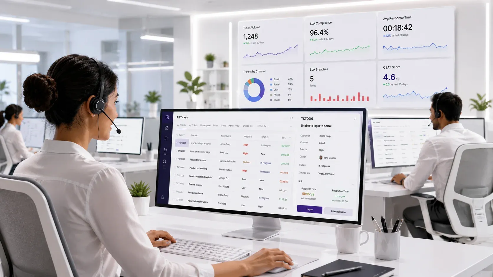 Modern support operations with echoBitz dashboard