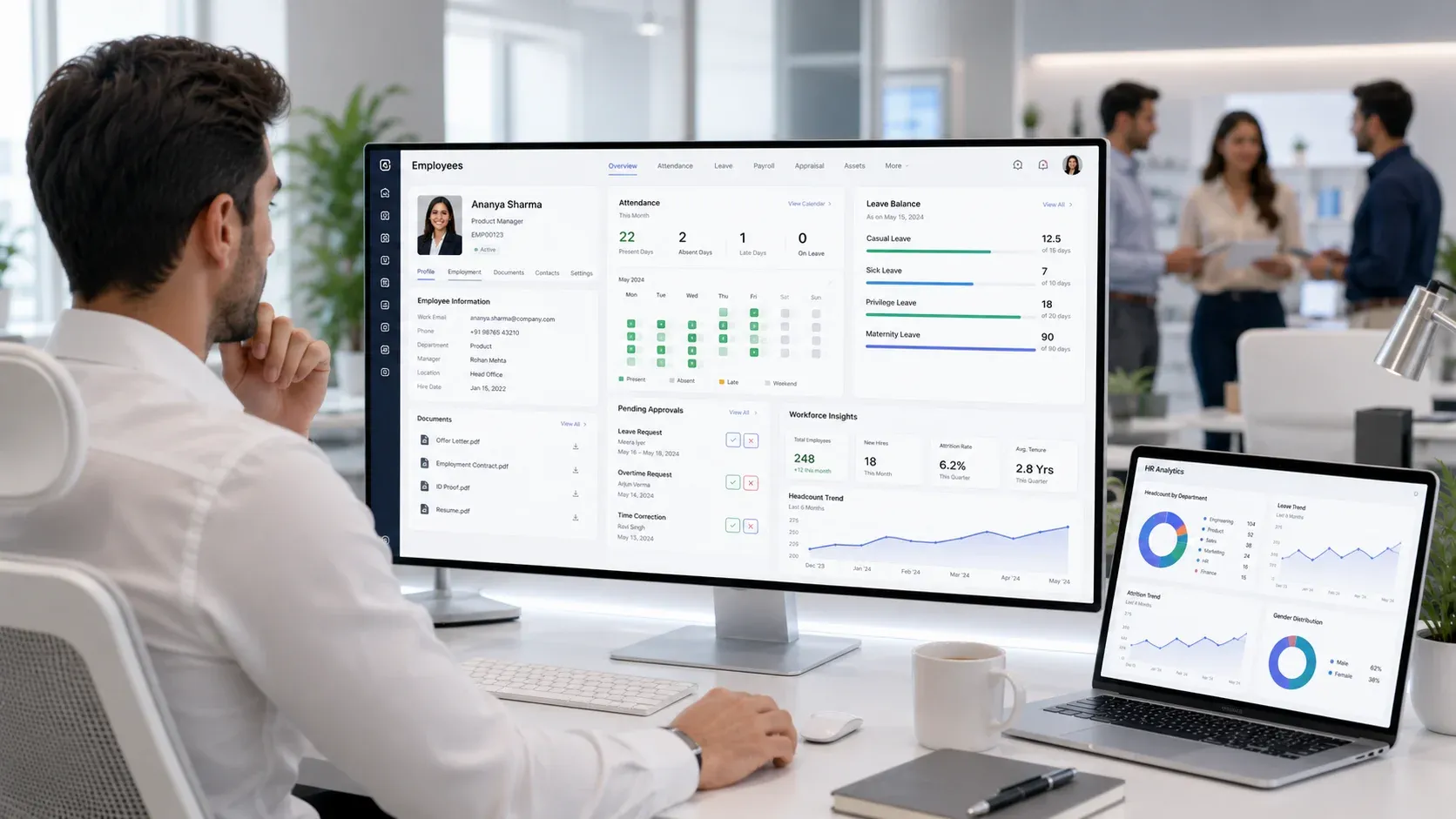 Modern people operations with echoBitz HR dashboard