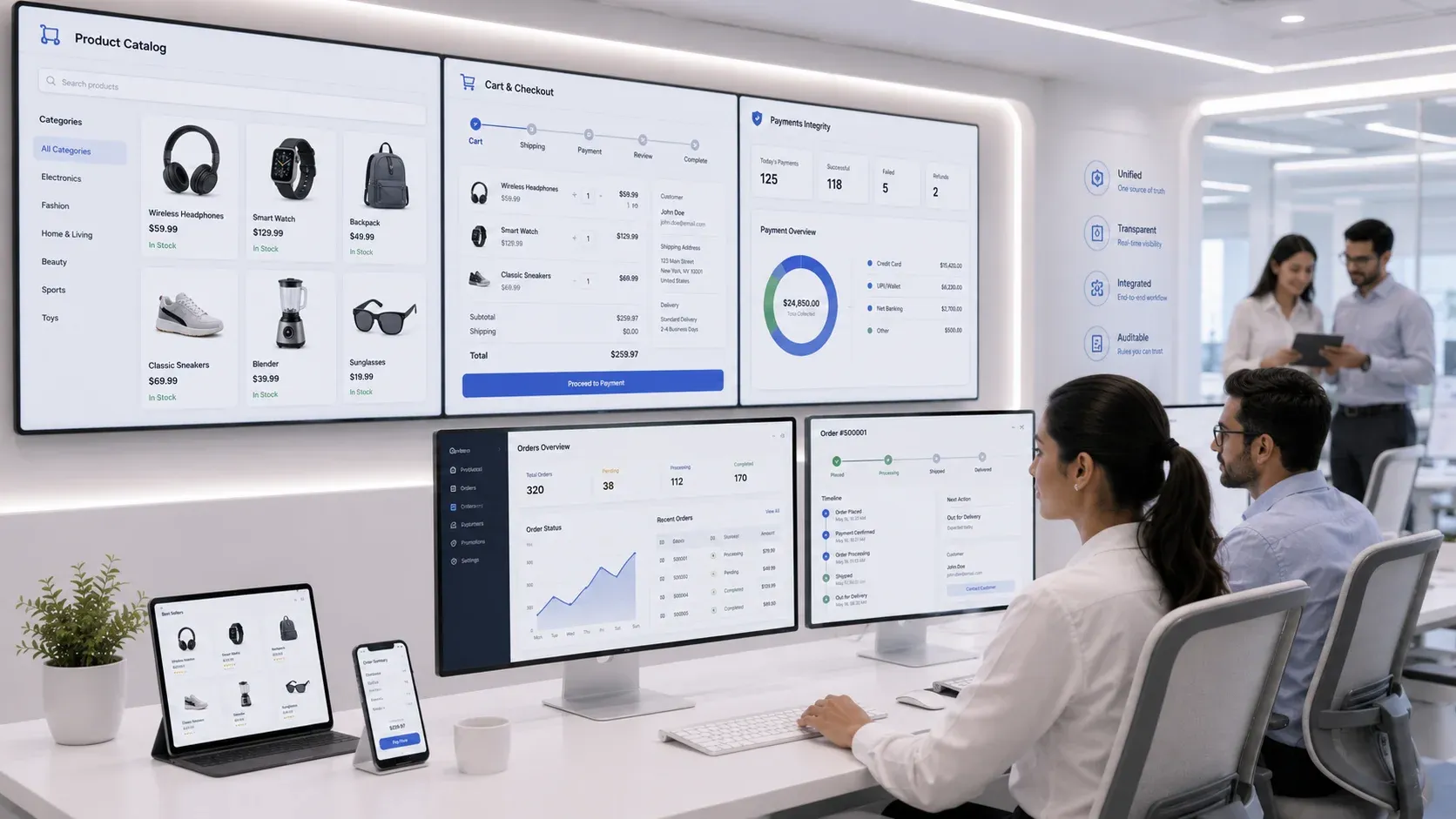 Modern mobile commerce operations on echoBitz