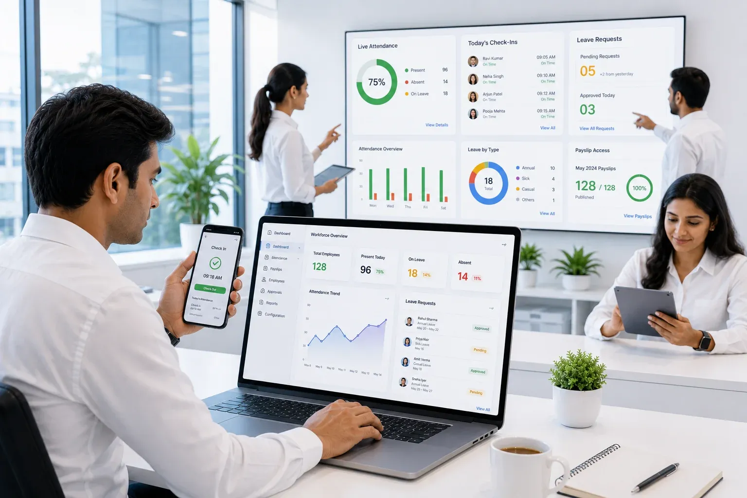 Modern workforce operations on echoBitz