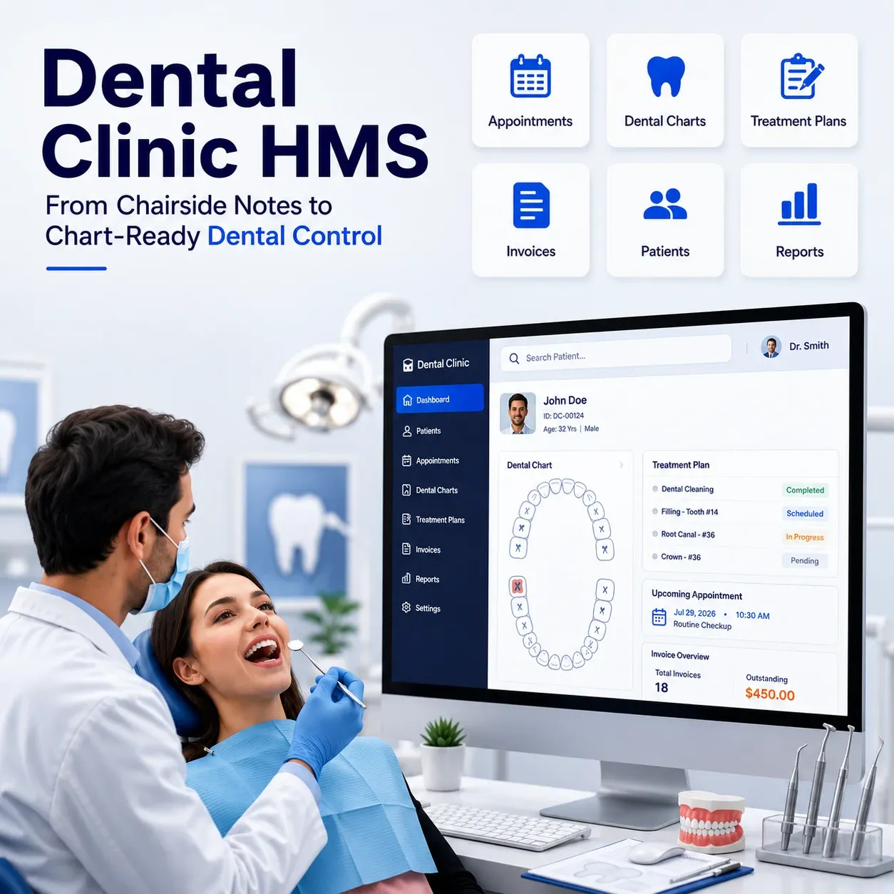 Dental Management System workflow