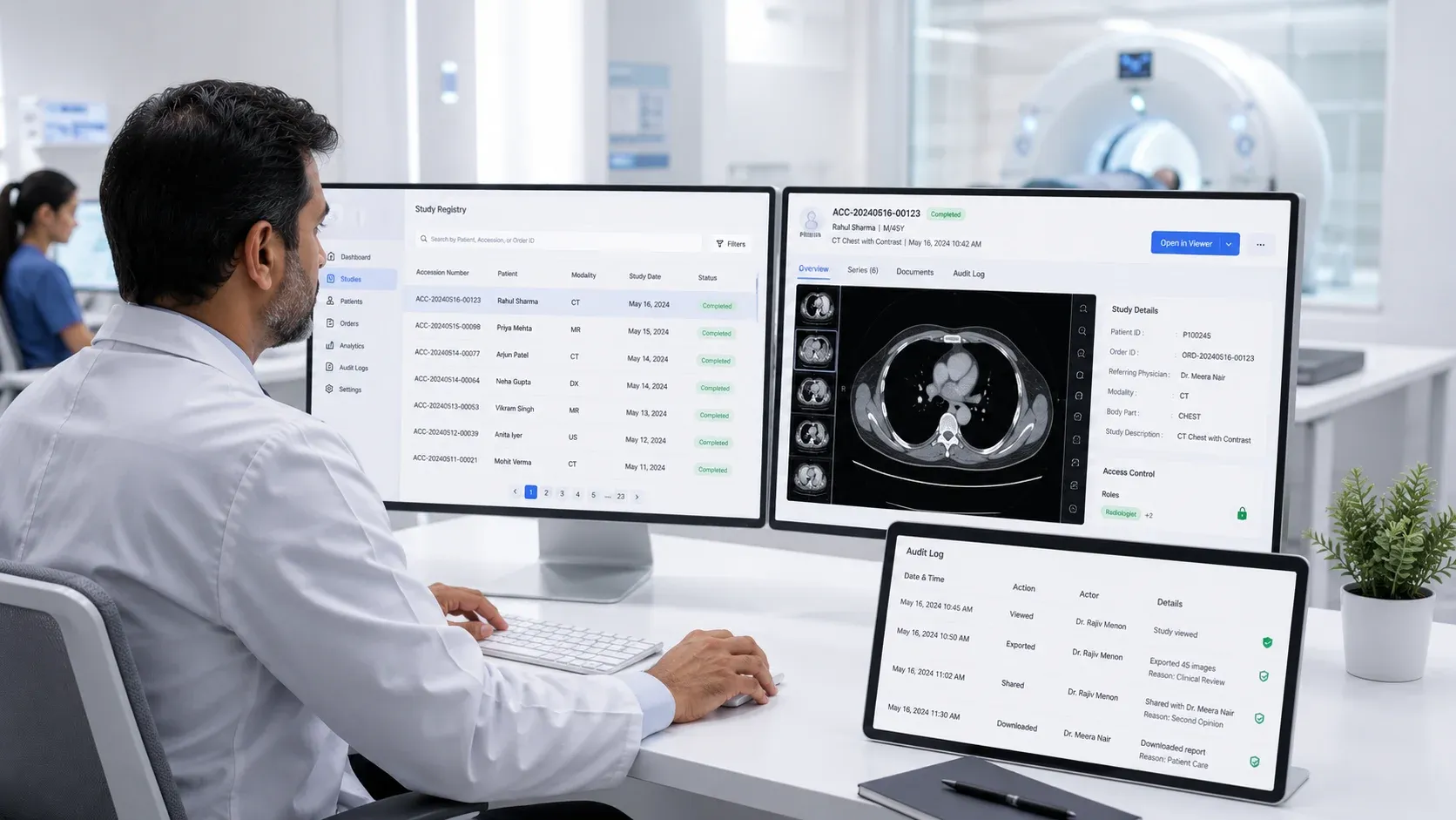 Modern DICOM operations on echoBitz