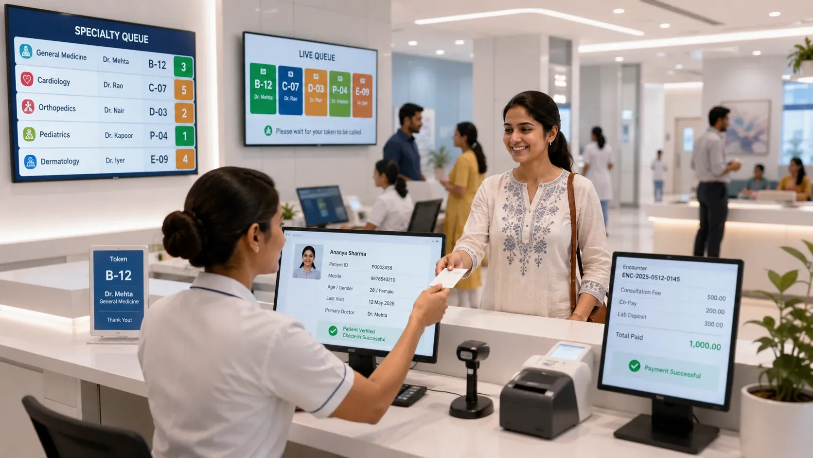 Modern front desk operations on echoBitz