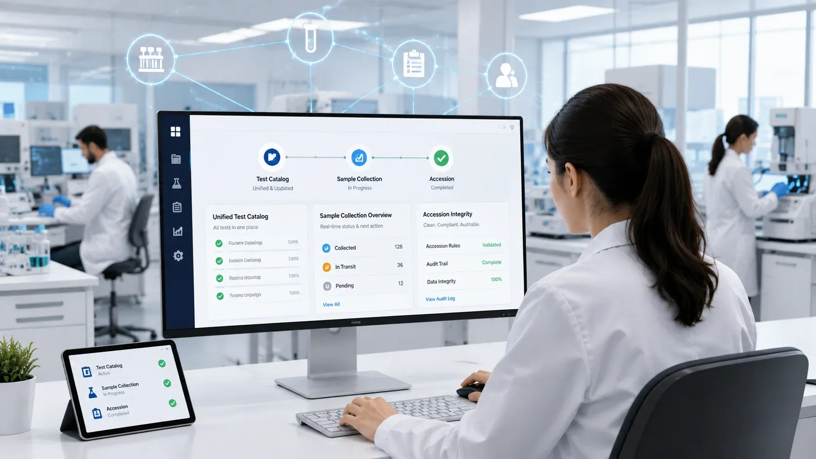 Modern lab operations on echoBitz