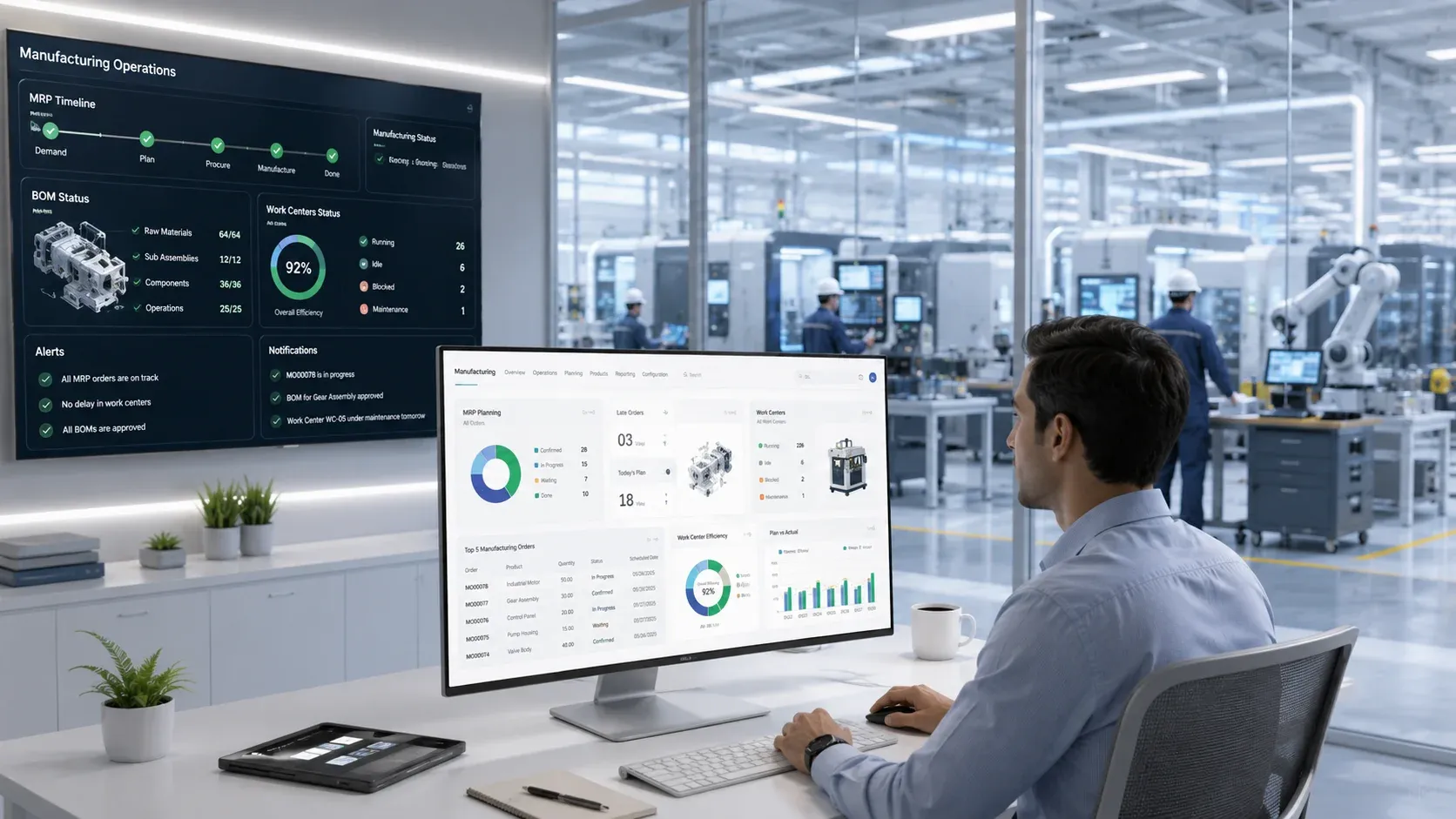 Modern manufacturing operations on echoBitz