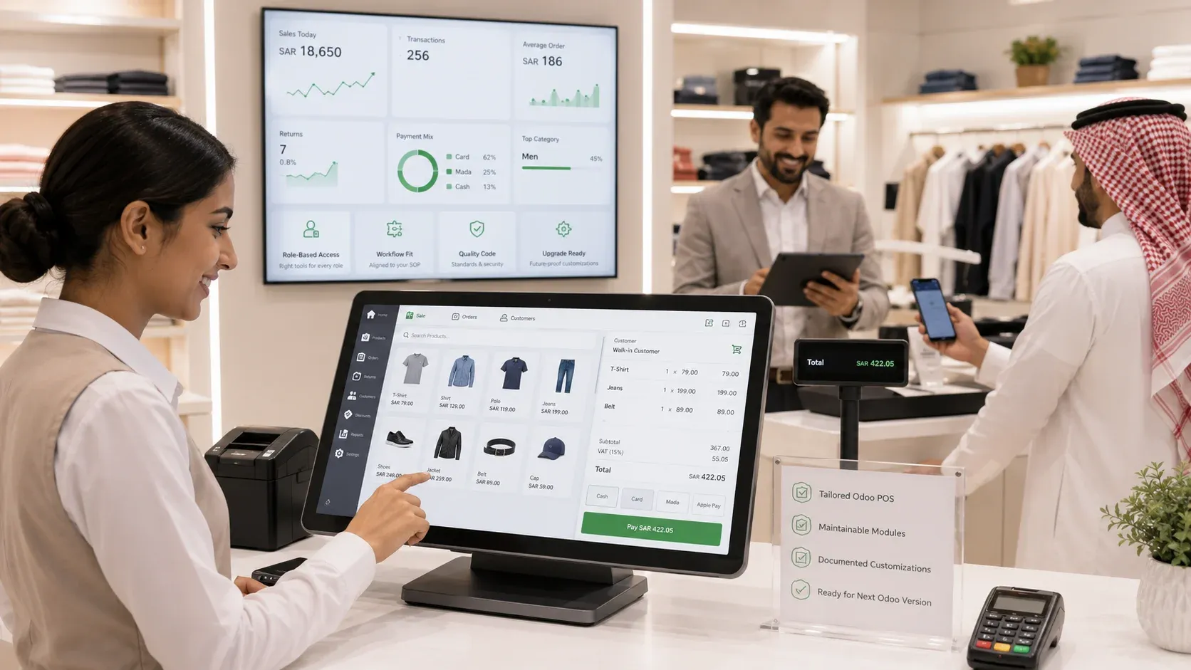 Modern retail operations with echoBitz POS