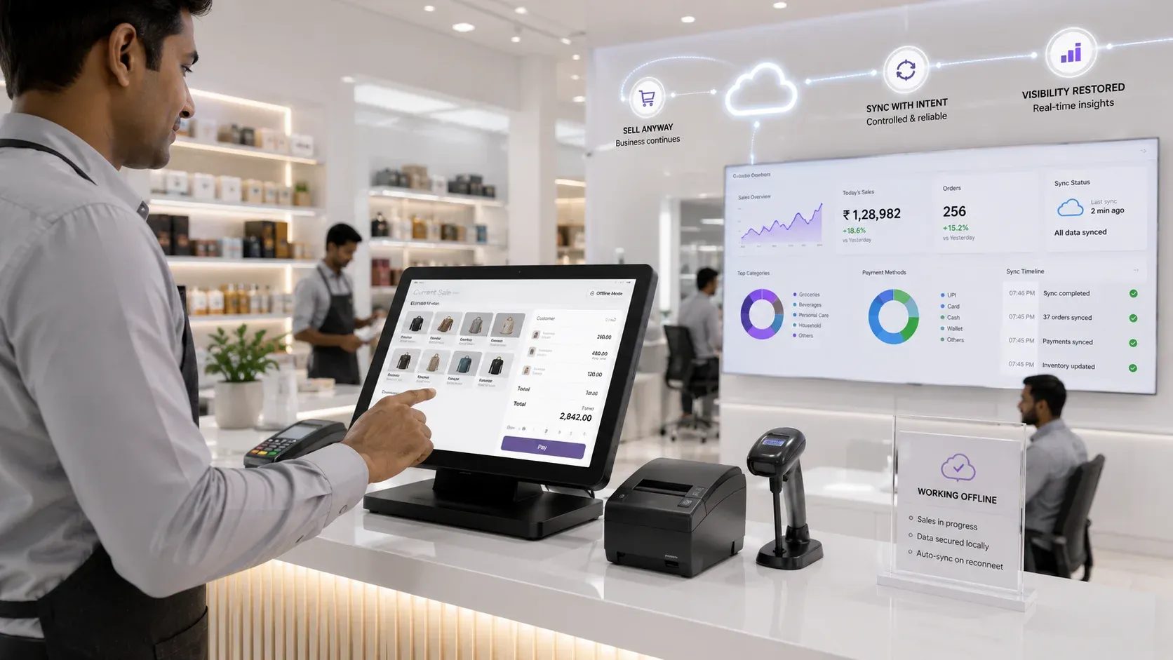 Modern retail operations with echoBitz POS
