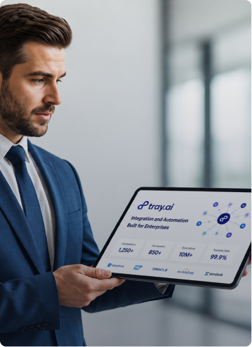 Tray.ai integration expert reviewing an enterprise automation platform