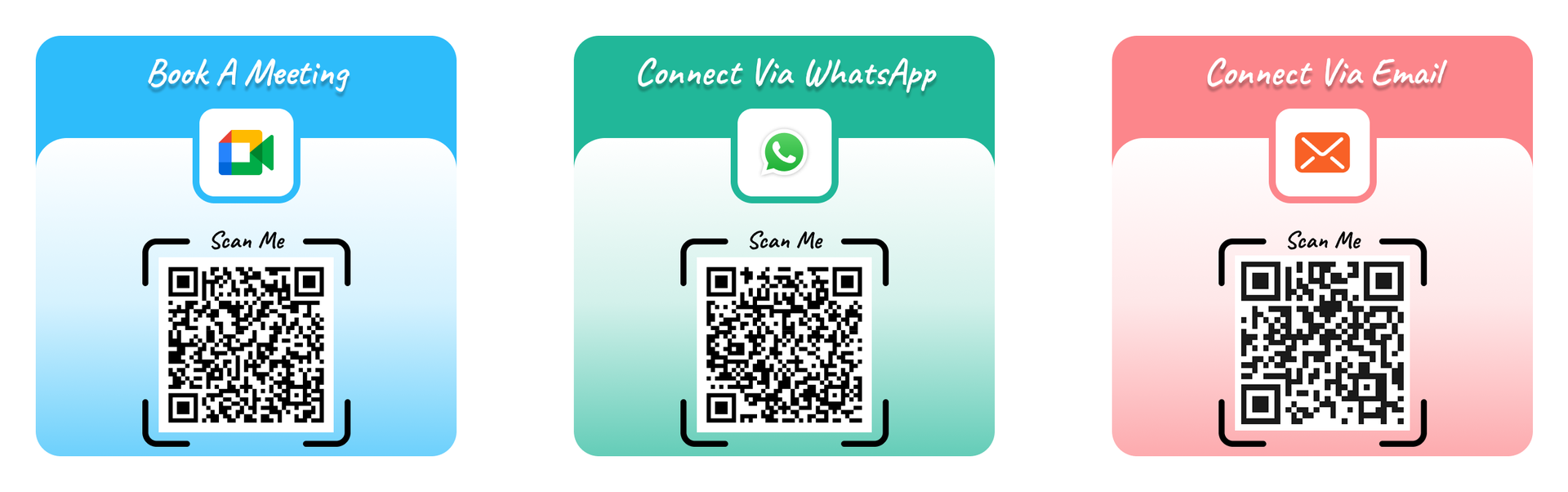 echoBitz QR - contact options