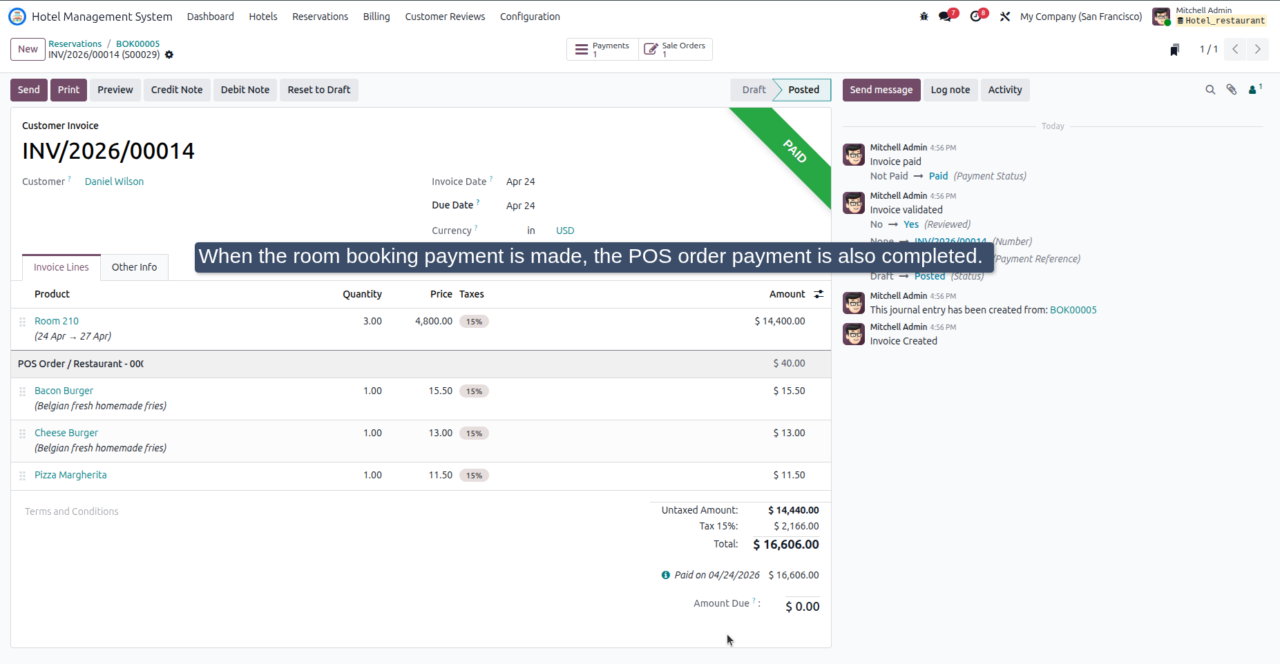 POS Completed Payment