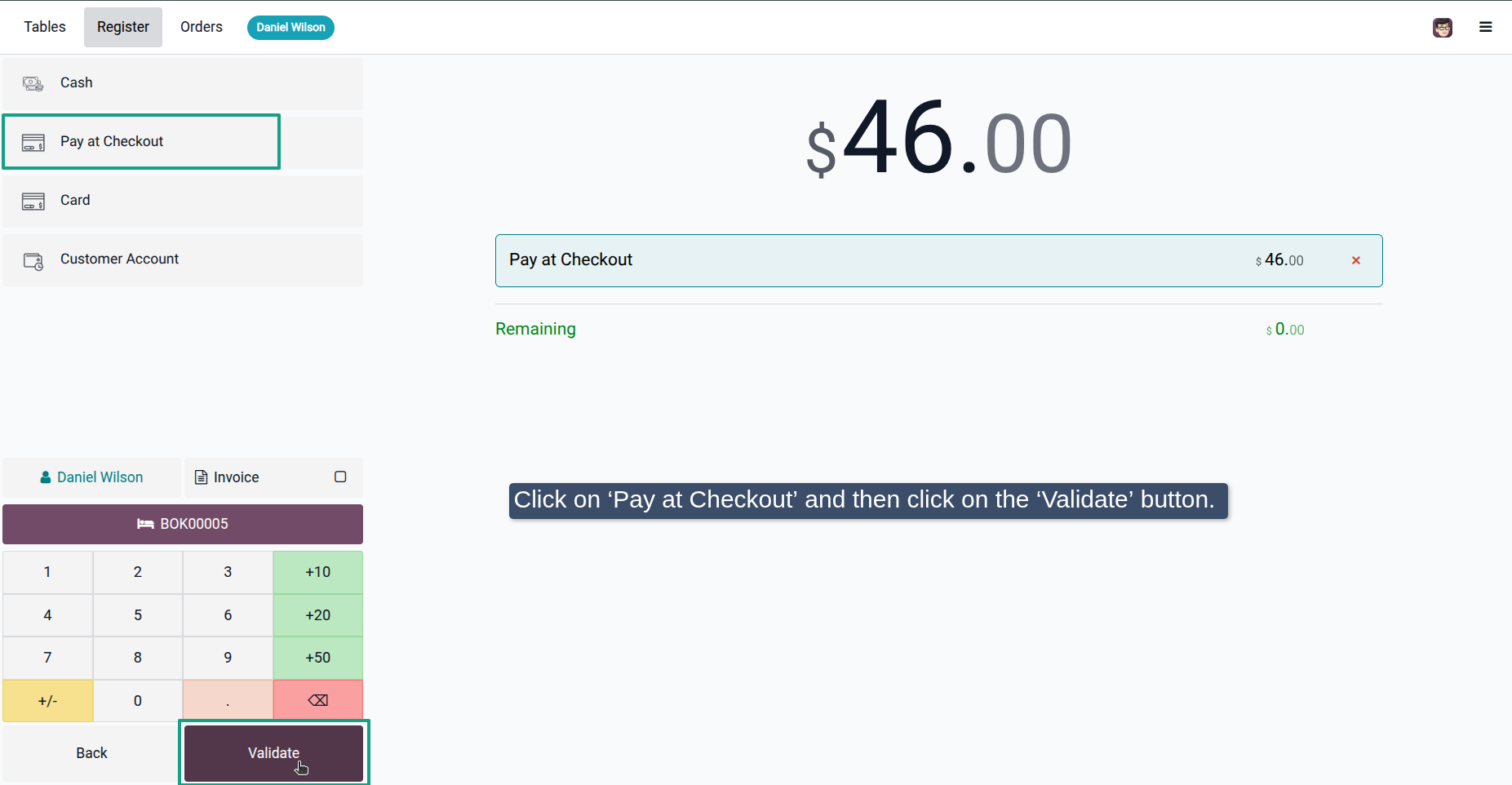 POS Validate