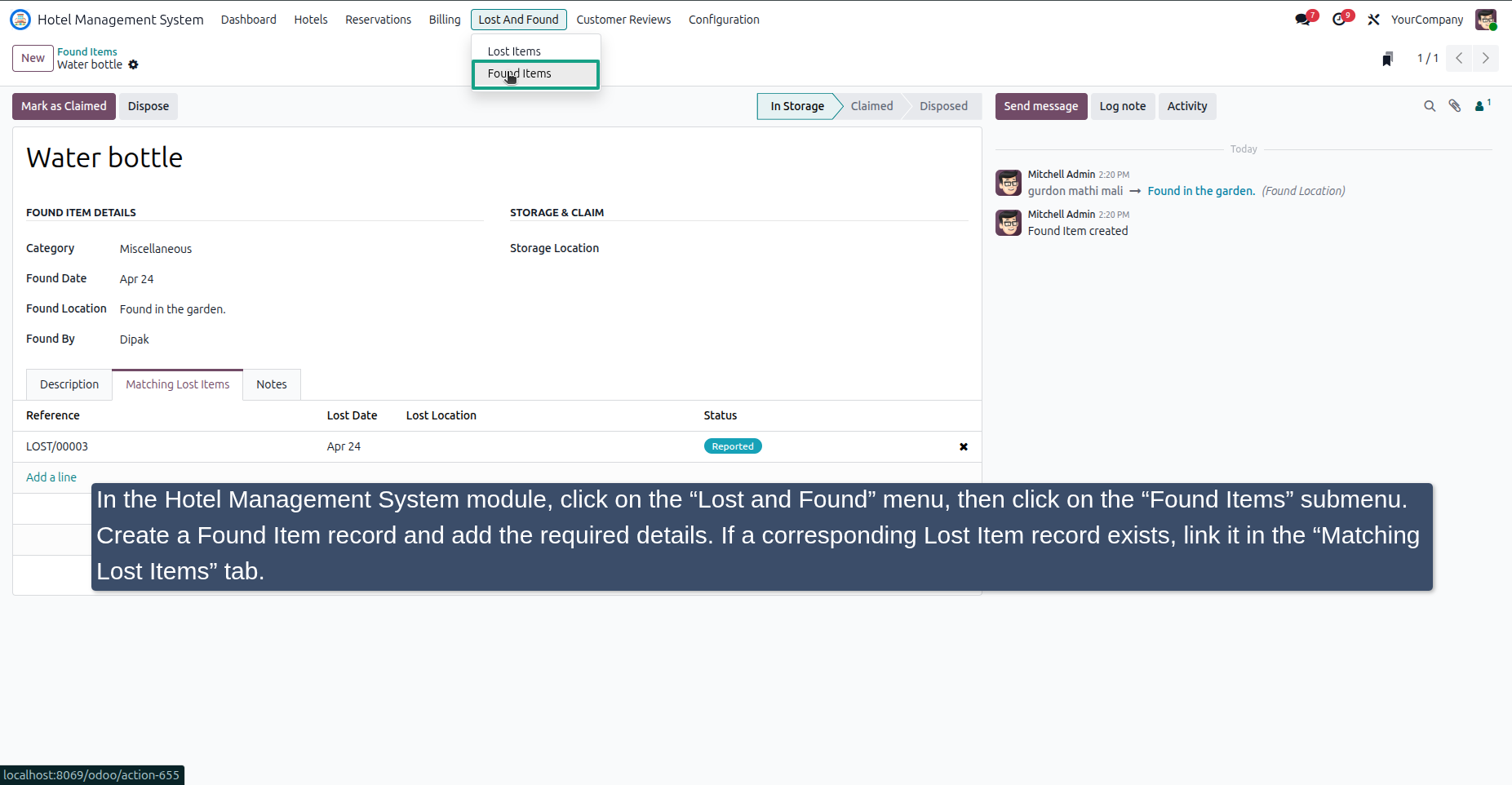 Register a Found Item