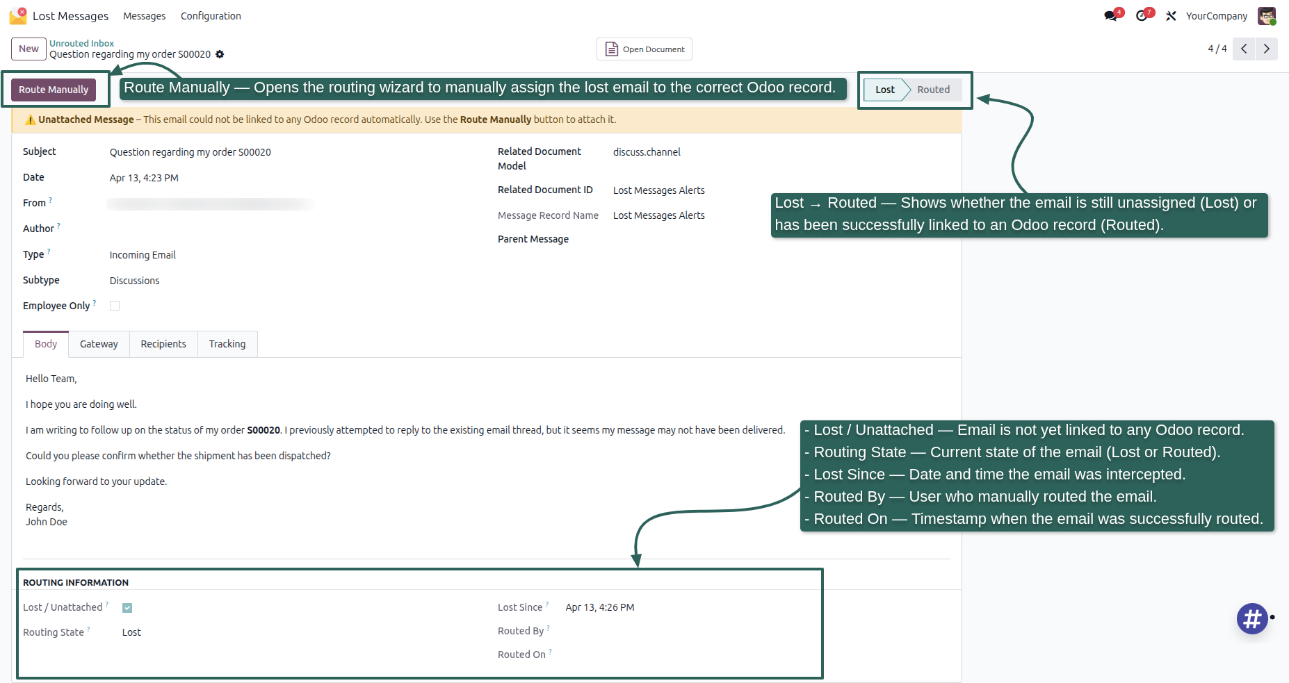 Audit Trail & Message Context