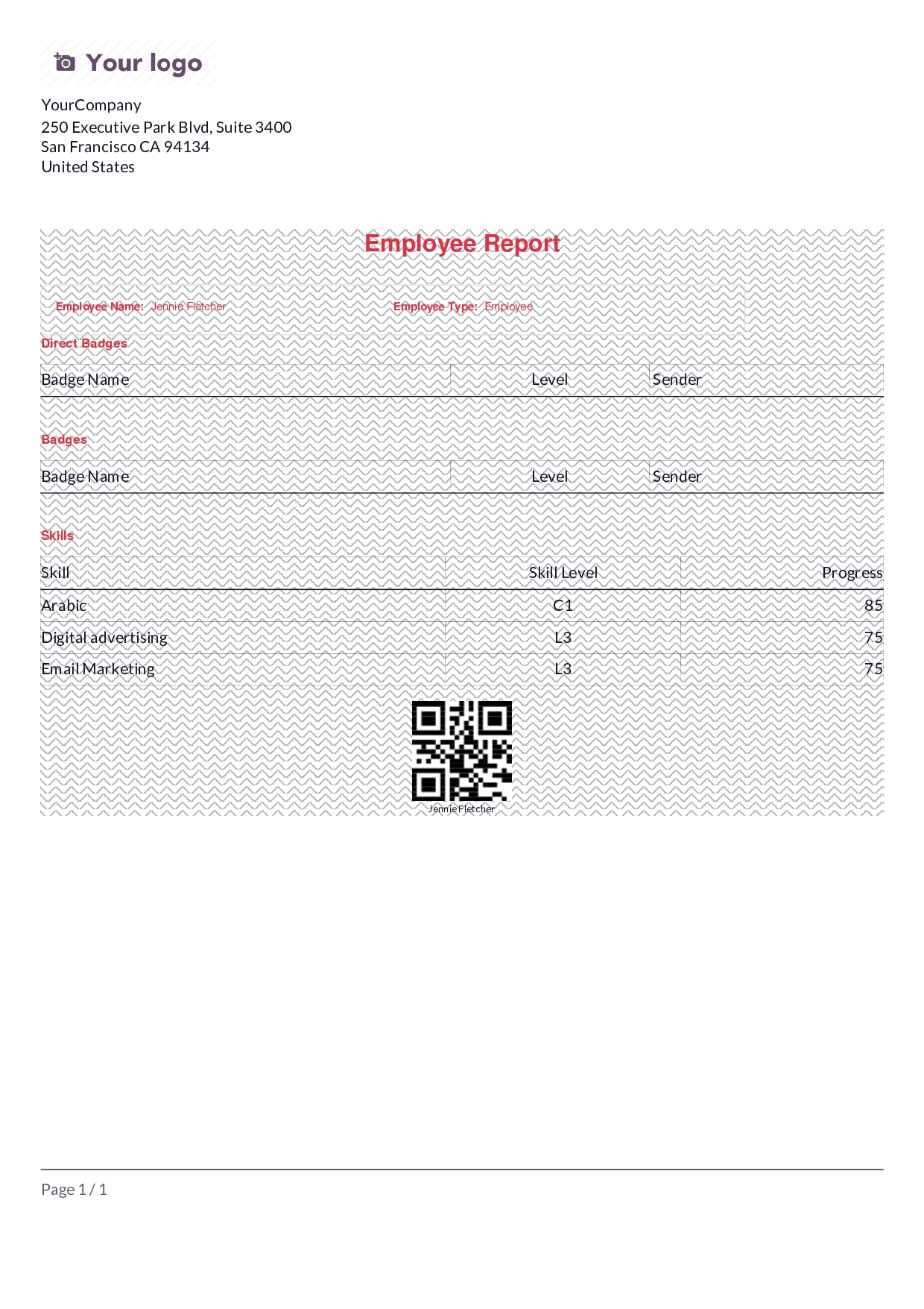 Sales Order PDF Layout