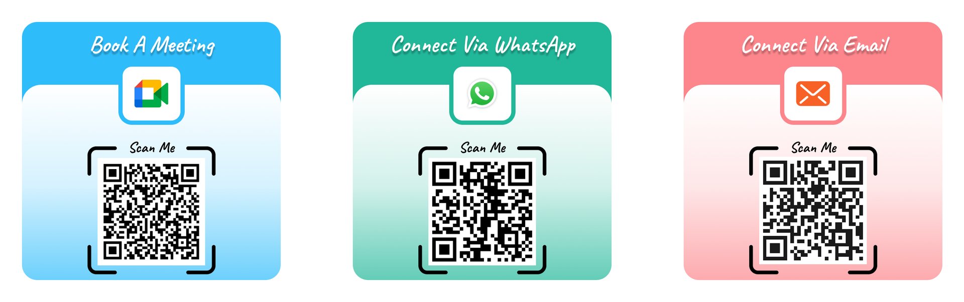 echoBitz QR - contact options