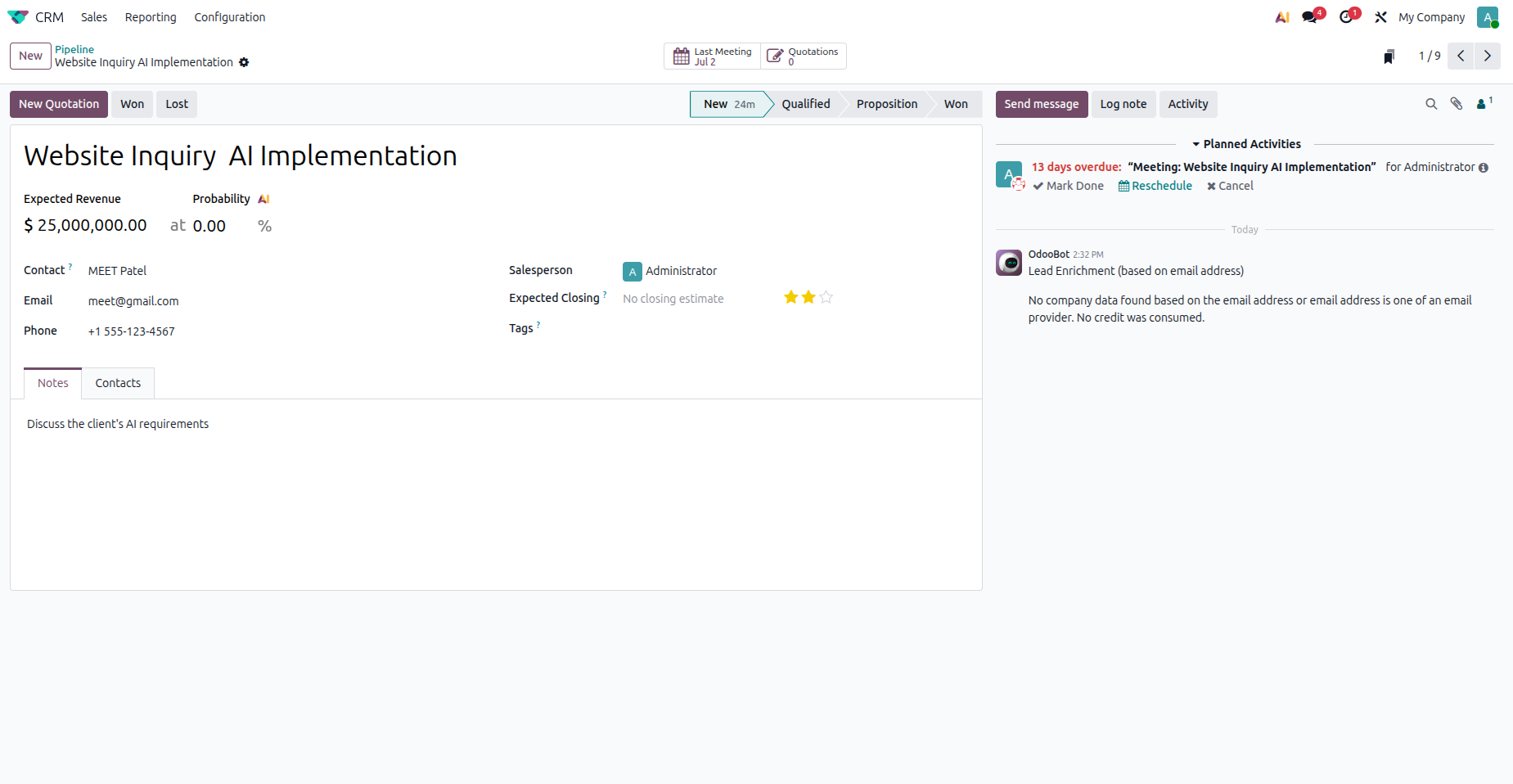 Slack Odoo PDF delivery