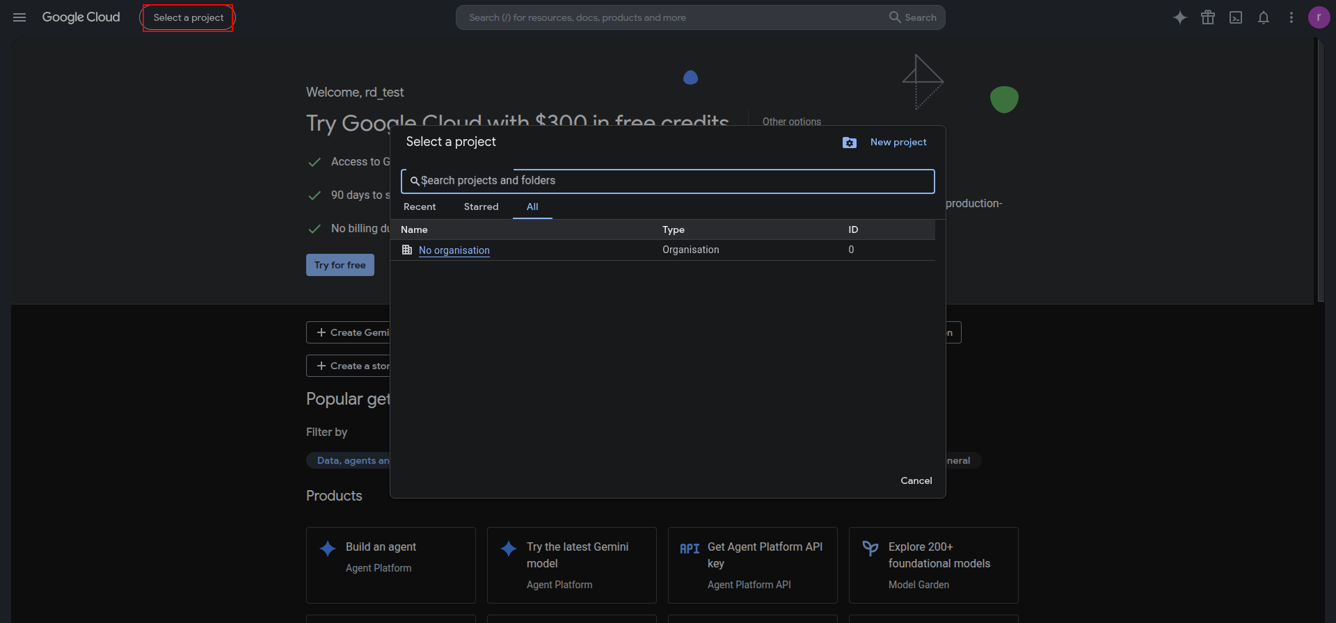 Google Drive Config Step 1