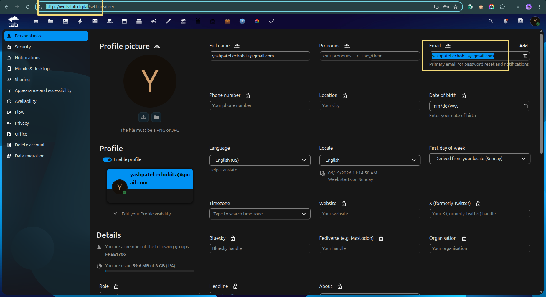 Nextcloud Config Step 3