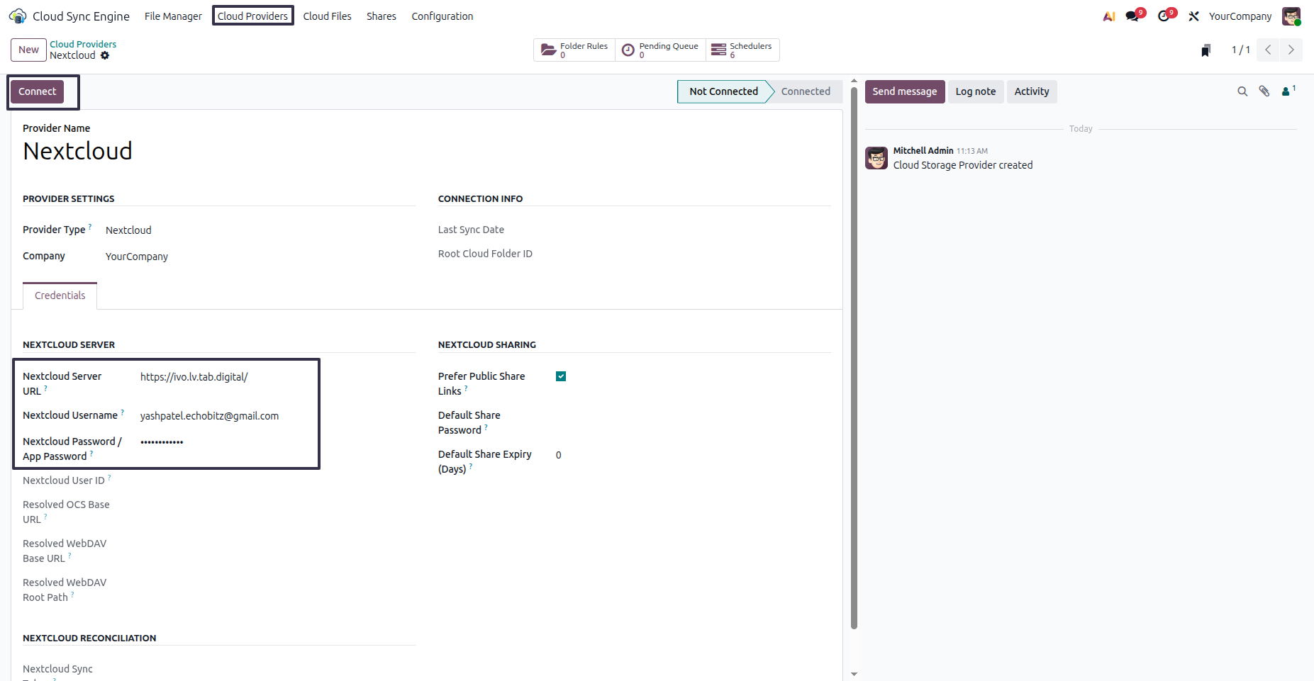 Nextcloud Config Step 4