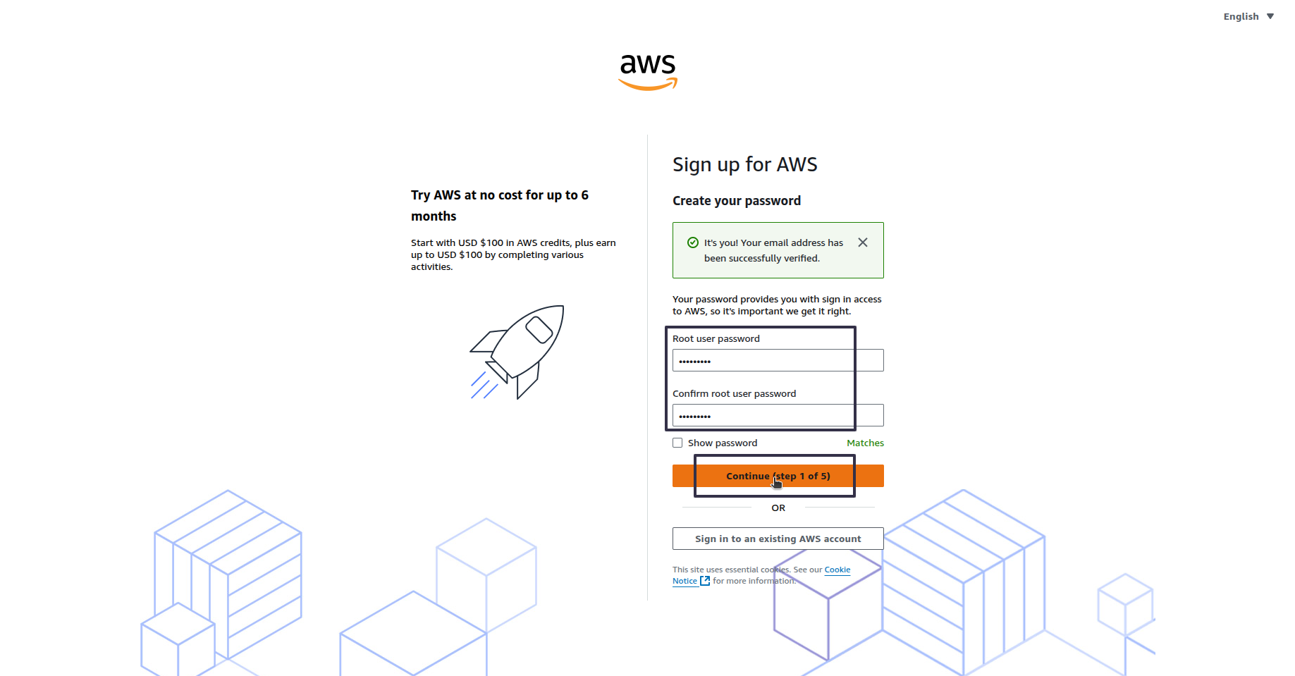 Amazon S3 Config Step 5