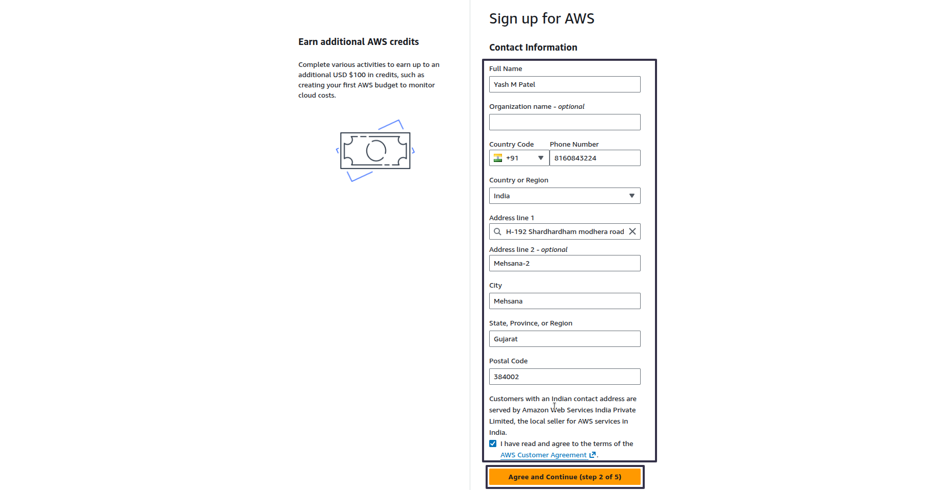 Amazon S3 Config Step 6