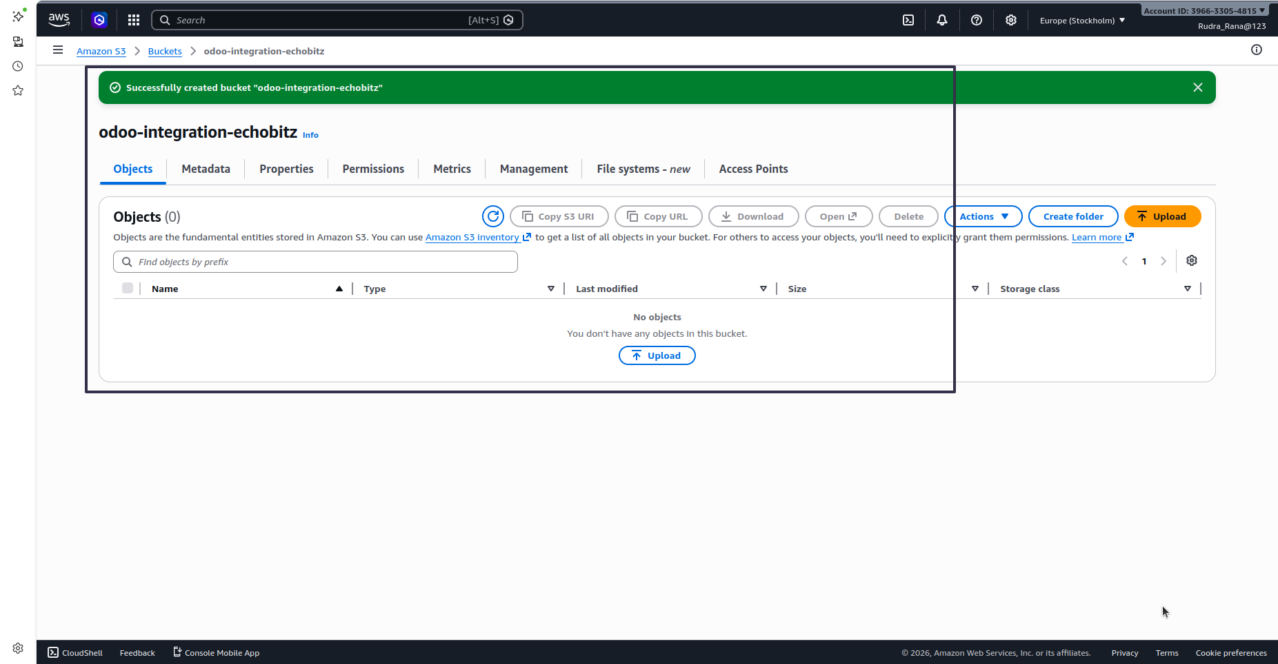 Amazon S3 Config Step 21
