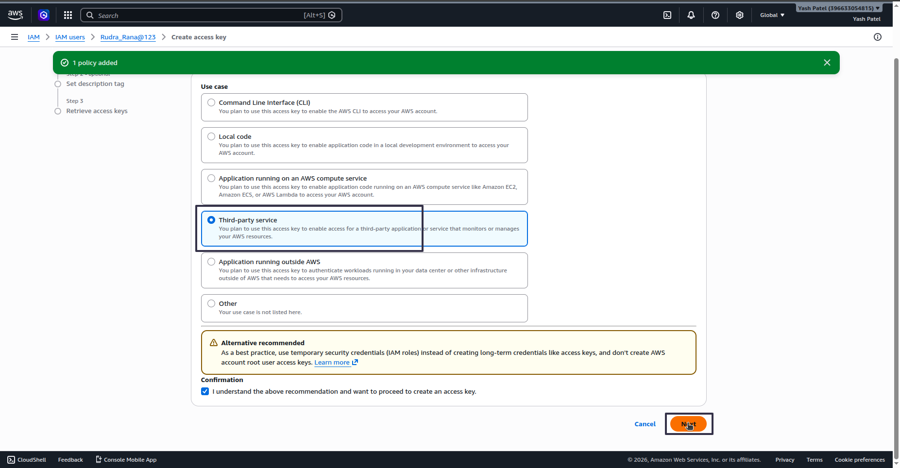 Amazon S3 Config Step 27