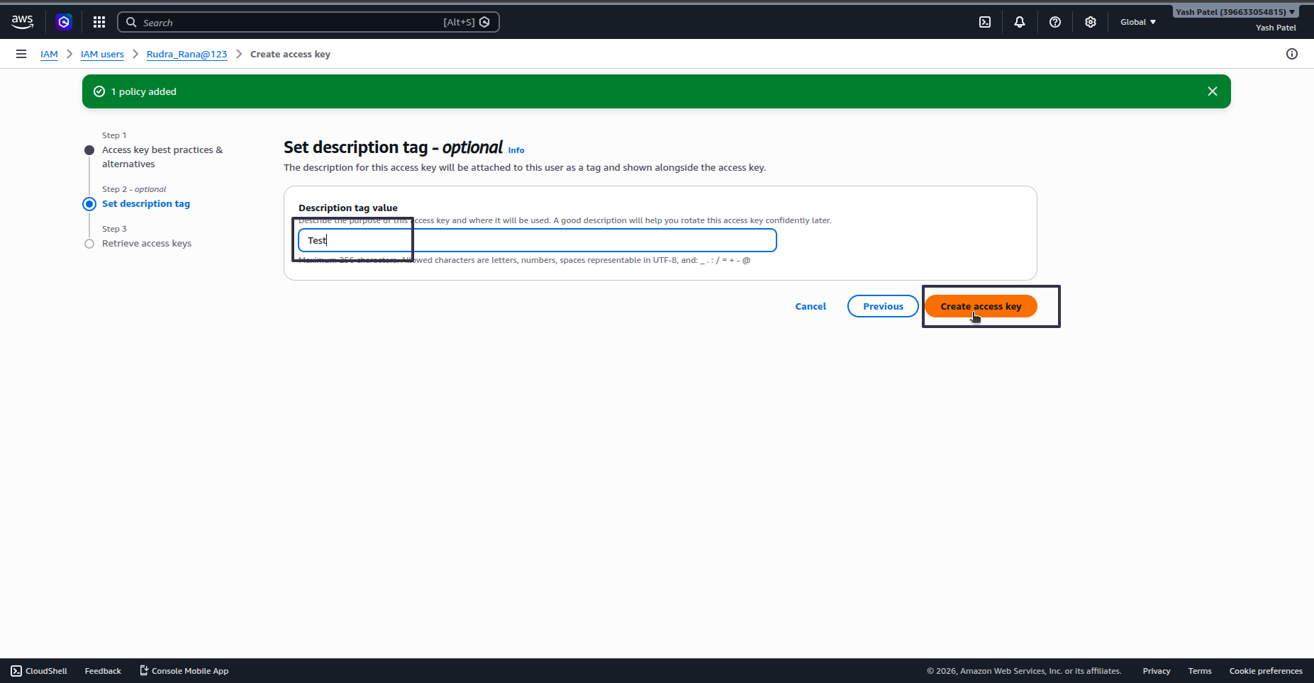 Amazon S3 Config Step 28