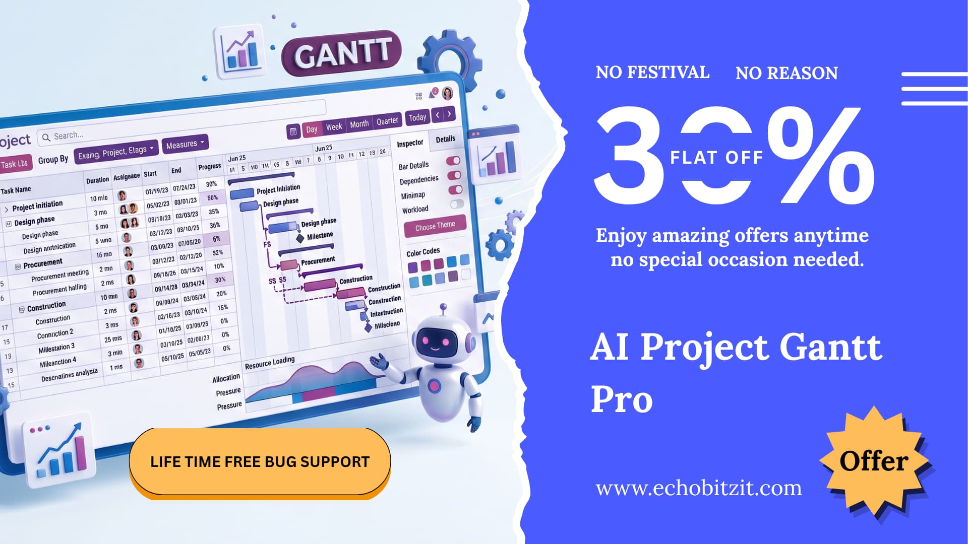 AI Project Gantt Pro